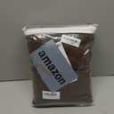 KEQIAOSUOCAI Brown Linen Textured Blackout Curtains 108 Inches Long for Living Room, 100% Light Blocking Curtain Drapes Chocolate Brown 50 by 108 Inch Length 2 Panels Back Tab Rod Pocket