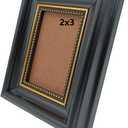 2x3 Black Picture Frame. Table and Wall