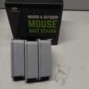 Fursnare 6-Pack Mouse Bait Stations for Outdoor & Indoor Use with Lockable Keys, Weatherproof, Safe for Kids & Pets