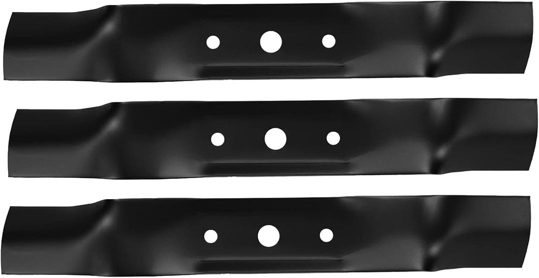 GX20250 High Lift Mower Blades for John Deere 48" Deck L120 L130 L2048 L2548 1948GV 1948HV 2148HV 48 Inch Lawn Tractor Replace GY20568 330-619 Mower Blades 3 Pack