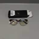 racico Computer Blue Light Blocking Glasses Blue Light Glasses Men Women, Anti Blu-Ray Clear Gaming Glasses Lenses (*Brown and Gold)