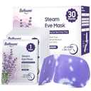 BeHoomi 25Packs Steam Eye Mask, Heated Eye Mask Warm Compress for Eyes, Self Heating Warm Eye Masks Disposable Steam Mask for Home Sleep, Spa, Travel Essentials & Relaxation Gifts (Lavender)