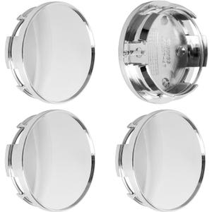 2.5Inch 63MM Wheel Center Caps for Dodge RAM 1500 Rim Hub Caps 6KF18TRMAA, Pack of 3 (Chrome, Outer 63MM, Inner 56MM, Easy DIY Installation)