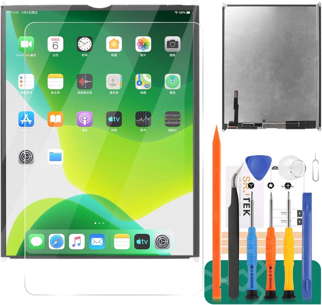 for iPad air 1 1st Screen Replacement for iPad 5 5th Gen A1474, A1475, A1476 LCD for iPad 9.7 2017 5th A1823 A1822 LCD for iPad 9.7 2018 6th Gen A1954 A1893 Display (No Touch Screen,Only LCD)