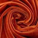 Premium Stretch Velvet Fabric by The Yard - Wrinkle-Resistant - Soft - Upholstery Fabric - Polyester Spandex Blend - for Clothing and Crafts - Resistant  58-60 Inches Wide (Burnt Orange, 1 Yard)