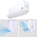 Retractable Air Conditioner Air Deflector, Universal Adjustable Air Conditioning Deflector Air Diverter Cover Telescopic Anti-Wind Baffles Anti Direct Blowing Windshield Wind Guide
