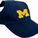 Littlearth NCAA Michigan Wolverines Pet Baseball Hat, Team Color, X-Small