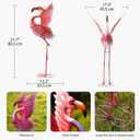Goodeco Garden Flamingo Yard Decorations - Pink Flamingo Statue with Flying Wings for Yard Patio Decoration, Gardenning Gifts, Perfect Flamingo Gifts, Eye-Catching Ornament for Indoor and Outdoor Use
