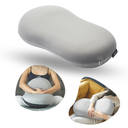 Ergonomic Memory Foam Cervical Neck Pillow - Plush Bean-Shaped Orthopedic Pillow with Washable Cover For All Ages - Cooling Cuddle Pillow Supports Neck, Shoulder, Stomach, Back & More - Gray