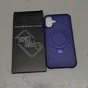 CHAOFEnG Magnetic Compatible with iPhone 16 Plus Case with Stand [Military Grade Drop Tested][Compatible with Magnet] Ring Translucent Slim Hard Back Soft Edge, Blue