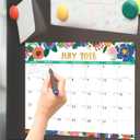 2 x Magnetic Calendar for Fridge - Magnetic Calendar 2026, Jan.2026 - Dec.2026, 8"  10", 2026 Calendar, Tear-off Pad, Blocks with Julian Dates - Floral