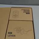 Veise Fingerprint Door Lock with 2 Lever Handles - Keyless Entry Door Lock, Electronic Keypad Deadbolt, Digital Smart Code & Front Handle Sets, Auto-Locking, Easy Installation, Matte Black