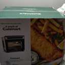 Cuisinart 15-in-1 Extra-Large Digital Air Fryer Oven with 9"x13" 2-in-1 Pan, Air Fry 4 Lbs of Wings, Cook a 13 Lb Turkey or 5+ Lb Chicken, Toast 9 Slices of Bread, and Bake a 13" Pizza, TOA-112, 18.6" x 15.0" x 16.25"