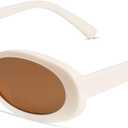 VANLINKER Polarized Retro Oval Sunglasses for Women and Men Small 90s Style VL9580