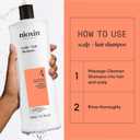 Nioxin System 4 Scalp + Hair Thickening Shampoo for Colored, Dry, & Damaged Hair with Progressed Thinning | Maintain Vibrant Color | Cleanse, Nourish & Boost Hair Density with Niacinamide & Biotin (16.9 Fl Oz (Pack of 1))