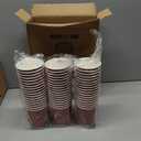 Lamosi Coffee Cups with Lids 12 oz 50 Pack, Disposable To Go Cups with Lid