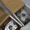 Pair 512284 Rear Wheel Bearing Hub Assembly Compatible with Toyota Highlander 2004-2013 Venza 2009-2016, Hub Bearing for Lexus RX330 2004-2006 RX350 2007-2009, 06 07 08 RX400H, AWD Only, 5 Lug w/ABS (OE Size)