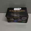 Christmas Lights Outdoor, 33ft 400 LED Warm White Icicle Lights for Outside House, Plug in Connectable Twinkle Tree Light 8 Modes Timer Waterproof for Patio Window Party Indoor Holiday Decorations