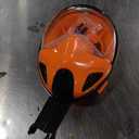 Full Face Snorkel Mask for Adults Teen, Snorkeling Gear with Detachable Camera Mount, Panoramic 180 View, Anti-Fog Anti-Leak Snorkling Set for Man and Women (Black Orange-L/XL)