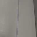 Frameless Shower Door Bottom Seal Strip for 3/8" (10mm) Thick Shower Glass, 36" Long Shower Sweep with Drip Rail, Vinyl Material, Clear - Stop Shower Leaks and Create a Water Barrier