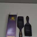 Vented Brush for Blow Drying, Shower & Thick, Coily or Straight Hair | Detangling Brush with Curved Vents & Wide Frame (Empowered Purple) (PACK OF 2)