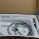 12" High Pressure Rain/Rainfall Shower Heads With Handheld Spray Combo (3+1 Settings & Built-in Power Wash Mode), Double/Dual Shower Head With Handheld - Height/Angle Adjustable(Polished Chrome)