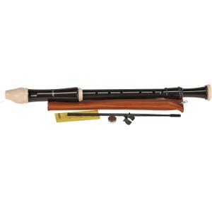 Aulos C-tenor recorder, Dark Brown, Synthetic Resin, Baroque Fingering, ABS Plastic, Ideal for Beginner to Intermediate Players
