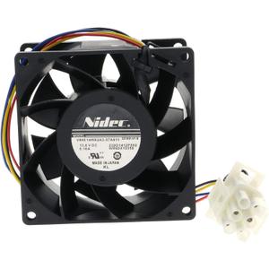 Replacement GE Refrigerator Evaporator Cooling Fan Motor for WR60X26866 WR49X25197 WR60X26033 NIDEC V80E14MS2A3-57A611 239D1412P002 GE WR60X10356