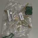 hogardeck Christmas Tree Topper, 11 Inches Lighted Gold Glittered 8-Point Star Tree Topper, 30 LED Sparkling Tree Toppers Christmas Decorations, Battery Powered Timer Xmas Treetop Star Decor