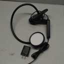 LEPOWER Clip on Light, Reading Lights for Books in Bed with 5 Colors & Stepless Dimming, RG0 Eye-Care, Auto Timer & Night Light, Strong Clamp for Headboard, Bedside, Desk, Black