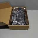 Key Holder Wall Mount, Mail Holder with Storage Drawer and 5 Key Hooks for Coat, Dog Leash, Home Decor Rack, House Accessories, Entry Way Organizer (Standard - 11.8 Inch, Black)