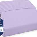 Royale Linens Fitted Sheet Queen - Ultra Soft 1800 Brushed Microfiber - Hotel Luxury Bottom Sheets - Wrinkle Free & Fade Resistant - Deep Pocket Fitted Sheet Only (Queen, Lavender)