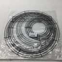 5 Pieces Christmas Metal Wreath Frame Ring Round DIY Macrame Floral Crafts Wire Wreath Form Christmas Decoration Door Craft (Deep Green, 12 Inch, 8 Inch)