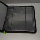 12 Pocket per page premium quality zip-up trading card binder. With padded, extra rigid front and rear covers made from non-slip, water resistant Exo-Tec® material. 20 pages holding 480 cards. Made from archival-safe, acid-free non-PVC material. 12 M