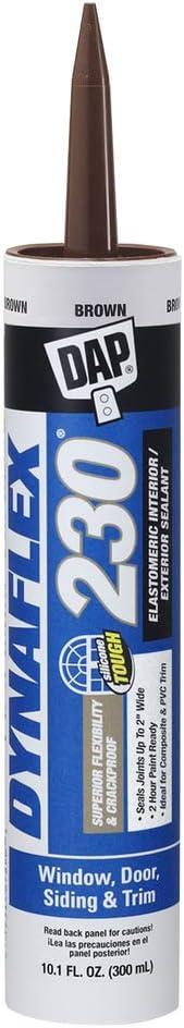 DAP Dynaflex 230 Premium Elastomeric Sealant, Brown, 10.1 Oz (7079818418)