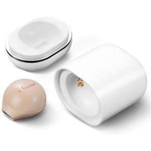 Invisible Earbuds Mini Single Earbuds Tiny Discreet Hidden Earphones for Work, Small Ear Canals in-Ear Wireless with Charging Case for Work