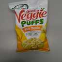 Sensible Portions Veggie Puffs, White Cheddar Flavor, Gluten-Free Chips, 3.75 Ounce Bag, 6-Pack, EXP FEB152026