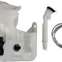 TRQ Windshield Washer Reservoir Compatible with 2017-2020 Chevrolet Malibu GM1288242