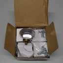 4 Pack Champagne Crystal Cabinet Knobs, Gold Cabinet Glass Knobs for Dresser Drawers Brass Furniture Hardware Pulls (Oval)