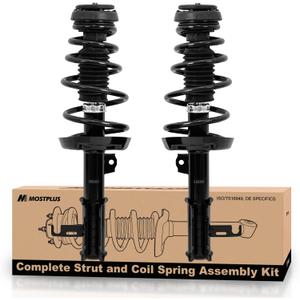 MOSTPLUS Front Struts Complete Assembly Compatible for 2012-2015 Chevy Cruze 1.8L 1.4L Shocks Absorber w/Coil Spring 372664 372663 Pair