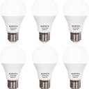 12V A19 LED Light Bulb Soft White 2700K 60 Watt Halogen Equivalent A19 Bulbs E26 Screw Base , for RV , Boat , Camping , Outdoor Solar Powered Lighting , Off Grid Lighting Application , 6-Pack