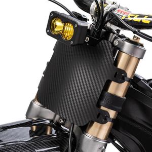 Electric Bike Front Number Plate - Imitation Carbon Fiber Electric Dirt Bike Accessories for for Sur-ron Light Bee S/X / X160 / X260