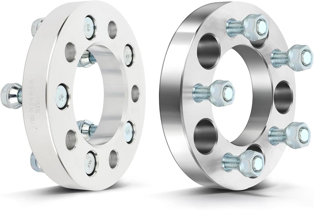 ECCPP 2PCS 5x4.75 to 5x4.75 Wheel Spacers 1 inch 5x120.65mm 5 Lug 12x1.5 Studs fit for Chevy Blazer 1987-2005| for Chevy Camaro 1982-2002| for Chevy Corvette 1984-2019| for Chevy S10 1982-2004