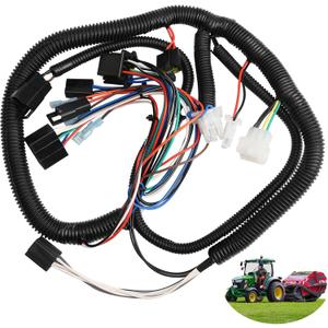 Wiring Harness, Compatible with Husqvarna Craftsmen Poulan AYP Sears Jonsered RedMax Yazook Electrolux McCulloch Weed Eater, Replace 532401104 Lawnmowers Tractors Riding Mowers Wire Harness IGN. Dash