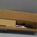 Black Curtain Rod 32 to 58 Inch (2.6-4.8 ft), USFOOK 7/8 Curtain Rods for Windows 20 to 54 Inch, Telescoping Splicing Drapery Rods with Twisted Cage Finials