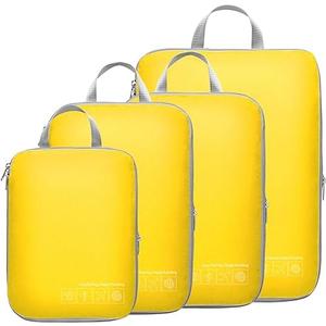 Cambond Compression Packing Cubes for Travel Women - Travel Bags Luggage Organizers Travel Essentials Compression Cubes for Travel Carry on Suitcases Organizer