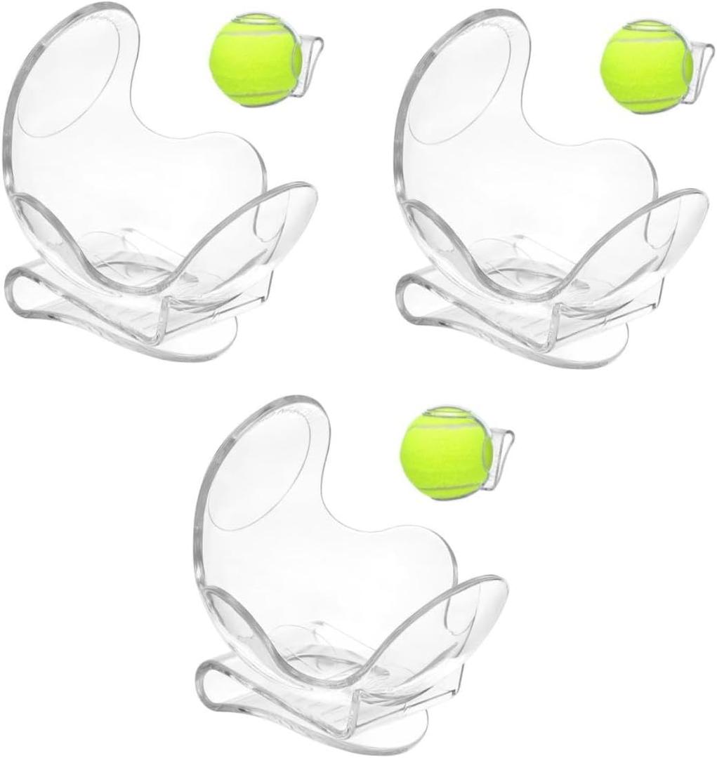 Veemoon 3pcs Tennis Clip Holder Tennis Ball Waist Clip Holder for Men Accessories