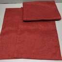 Placemats Set of 6 Linen Type Fabric Cloth Placemats, 18x12 Inch Double Layered Thick Wrinkle Free Heat Resistant Table Place, for Dining, Kitchen, Party (45 * 30cm, Burgundy)