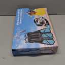 Snorkel Set with Fins for Adults, Snorkeling Gear for Adults Men and Women, Snorkle, Mask Set Adults Dry Top Snorkel Mask Combo Set with Travel Bag for Snorkeling, Diving, Swimming (ML/XL, Black)