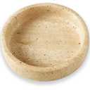 100% Travertine Wine Coaster- Marble Wine Bottle Chilled Coaster - Absorbent Cork Holder Tray- Gift for Wine Lover